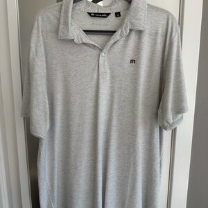 Travis Mathew Gray Polo Shirt for Men